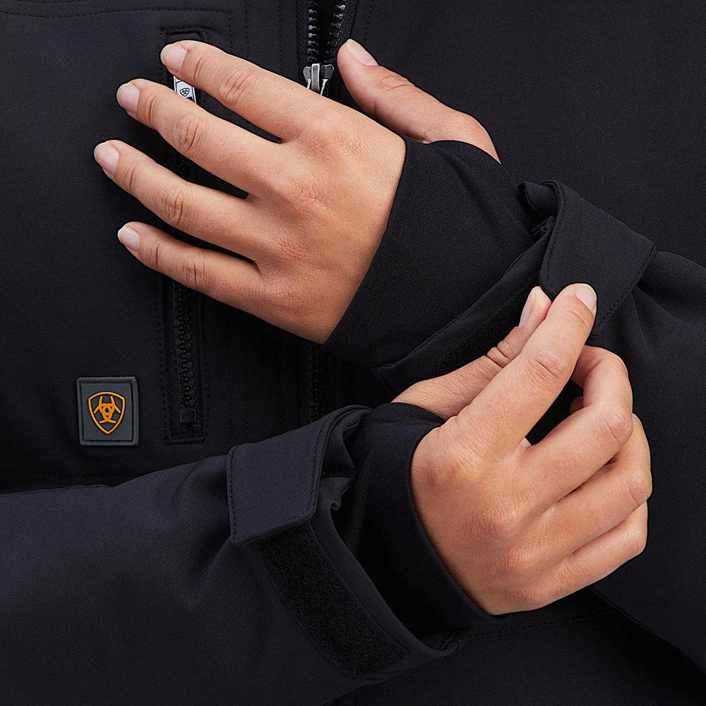 Ariat Women's Rebar Dri-Tek DuraStretch Insulated Jacket Black - Image 3