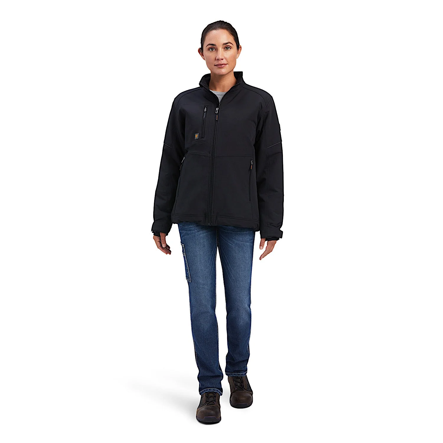 Ariat Women's Rebar Dri-Tek DuraStretch Insulated Jacket Black - Image 4