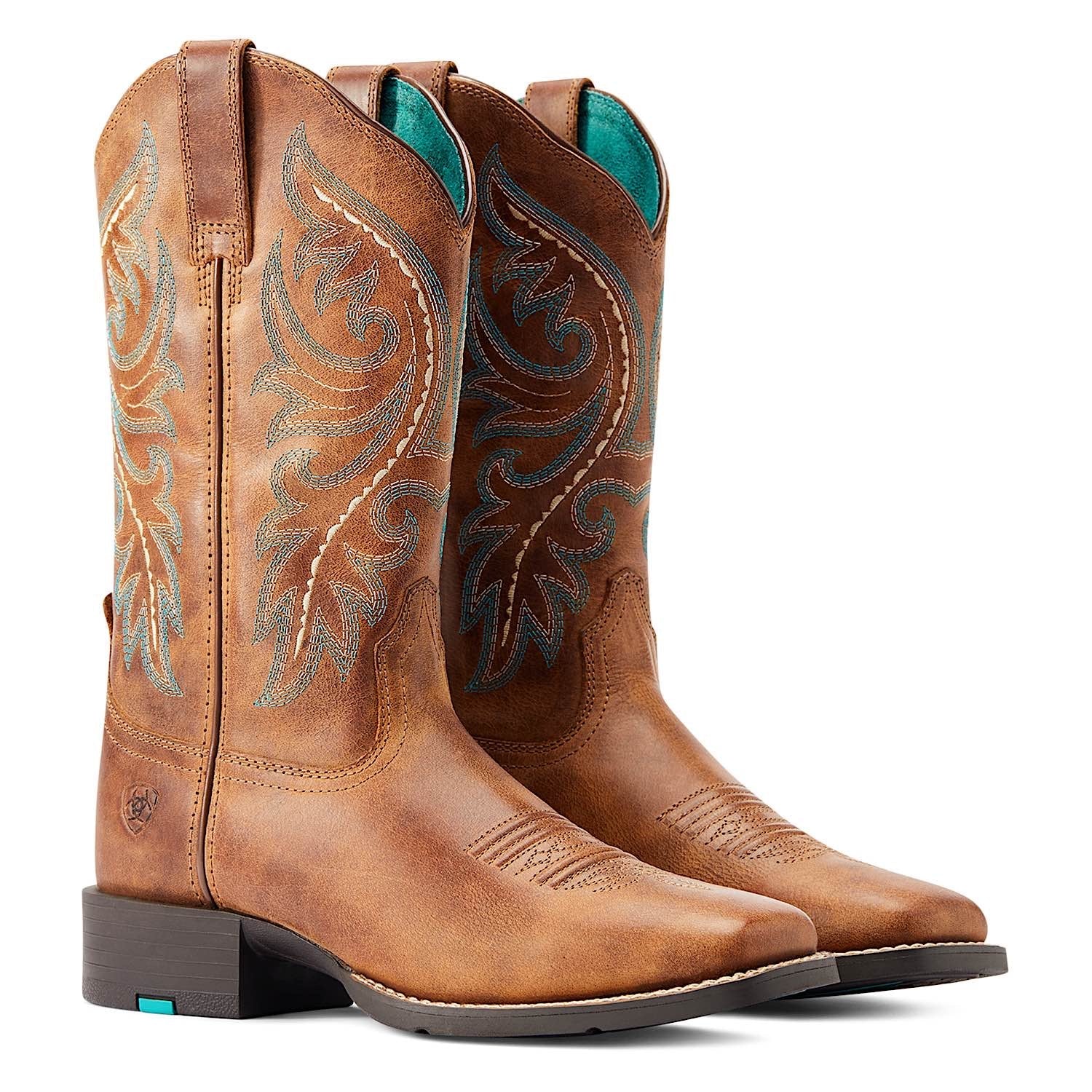 Ariat Women's Round Up Back Zip Western Boot - Desert Sand - Image 2
