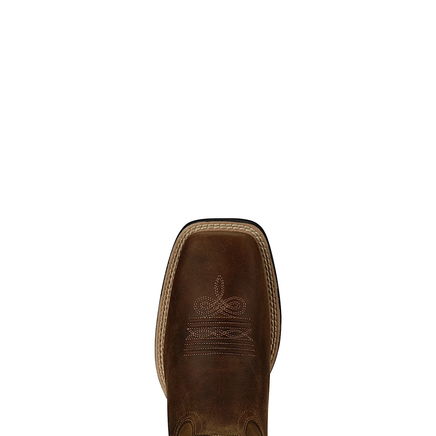 Ariat Women's Round Up Wide Square Toe - Powder Brown - Image 5