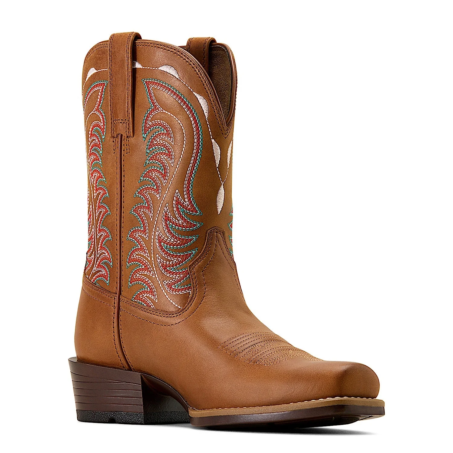 Ariat Women's Salina Narrow Cutter Toe Western Boot - Treasured Tan - Image 3