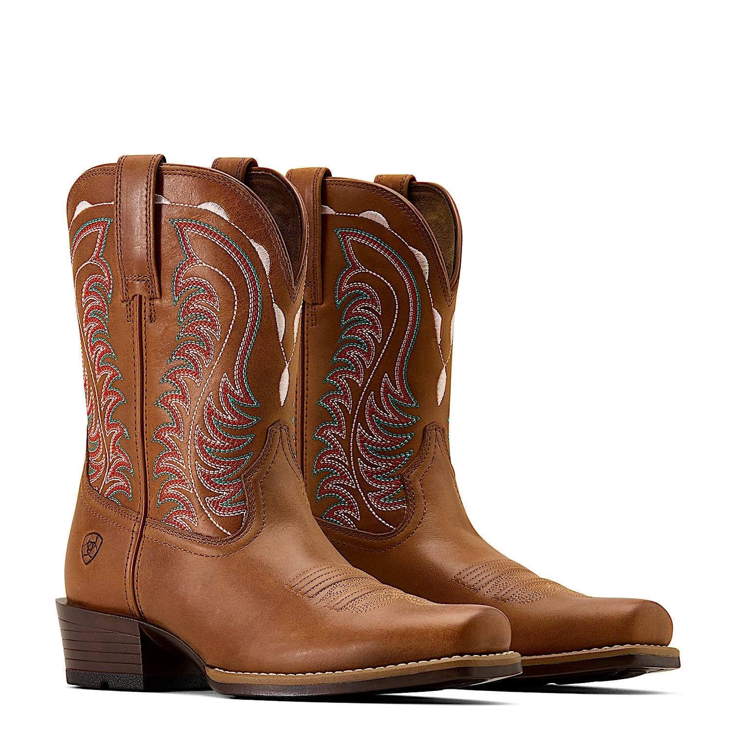 Ariat Women's Salina Narrow Cutter Toe Western Boot - Treasured Tan - Image 4