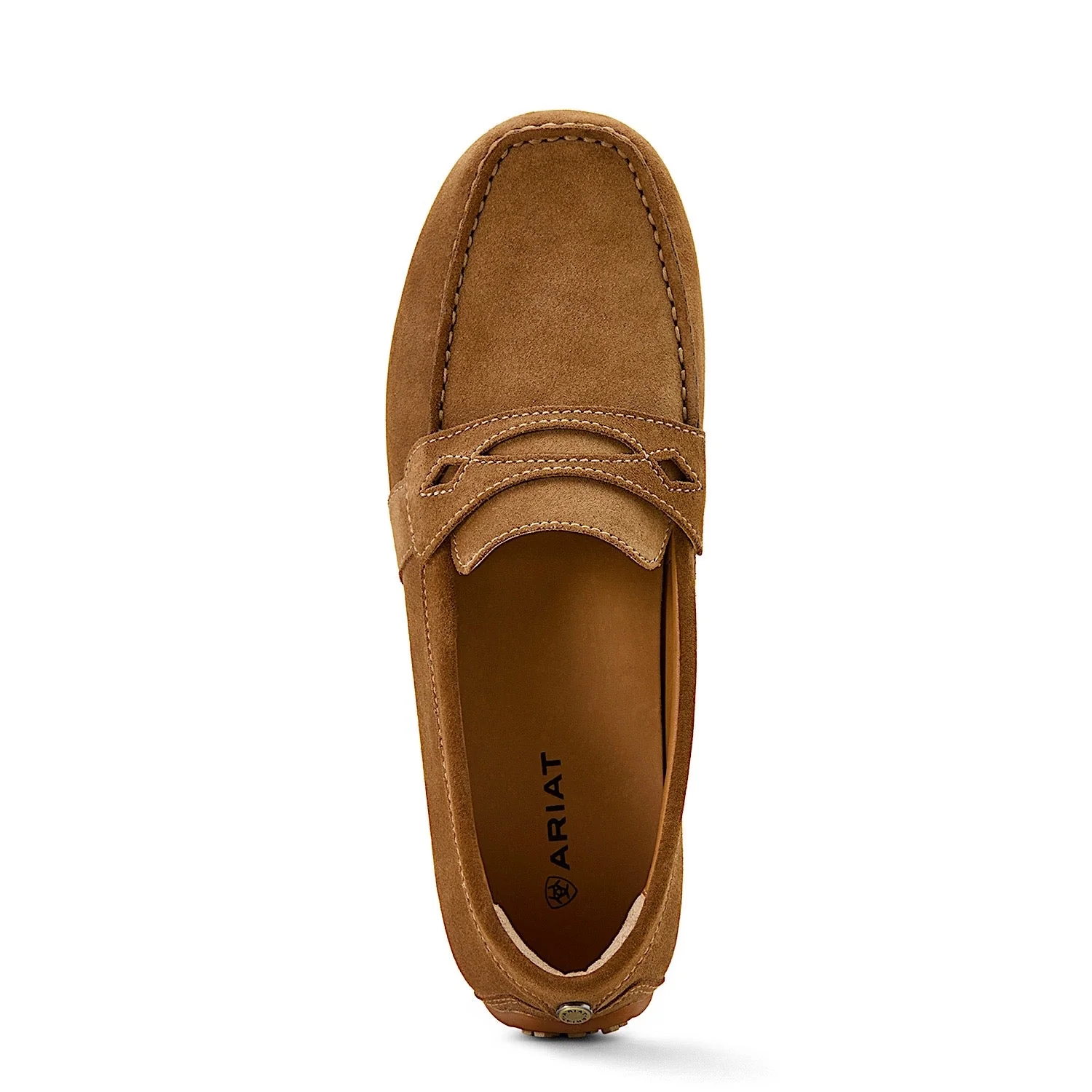 Ariat Women's Selene Driving Moc - Caramel Suede - Image 4
