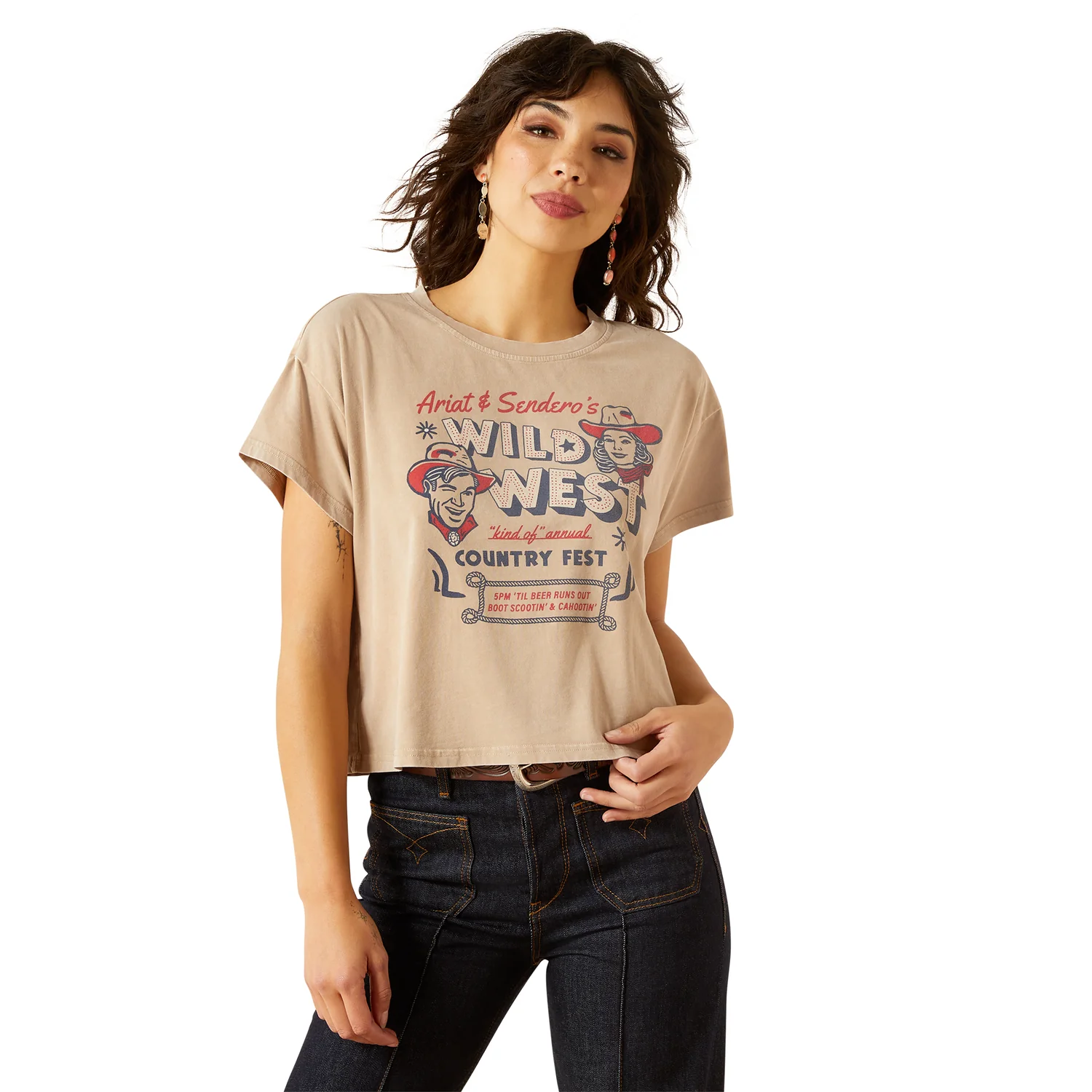 Ariat Women's Sendero X Ariat Wild West Country Fest Tee