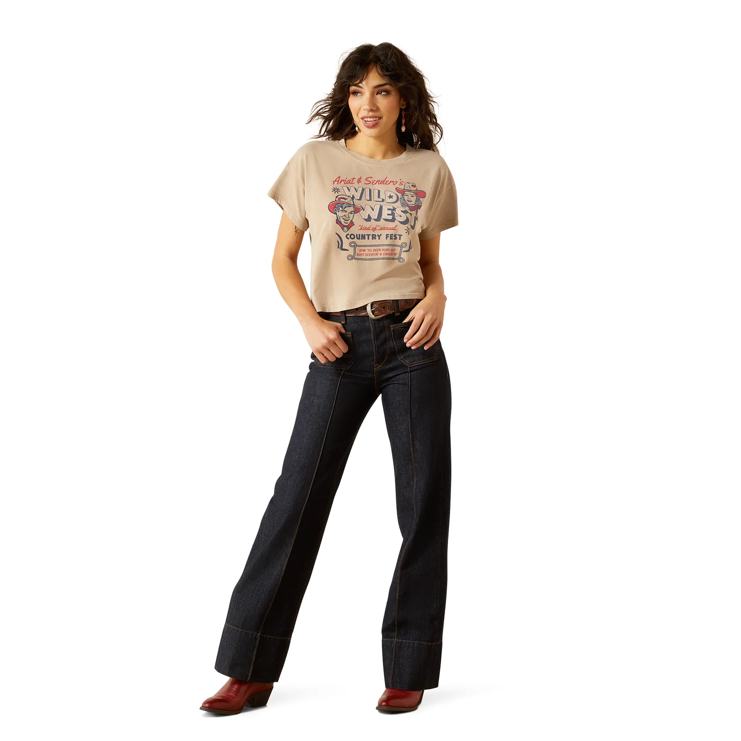 Ariat Women's Sendero X Ariat Wild West Country Fest Tee - Image 4