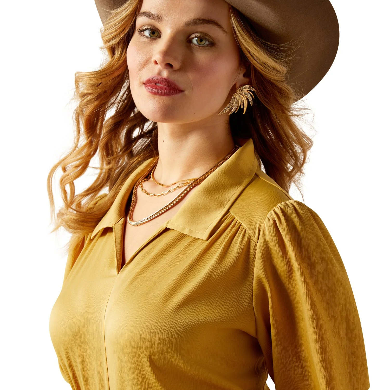 Ariat Women's Shimmer Top - Antelope - Image 4