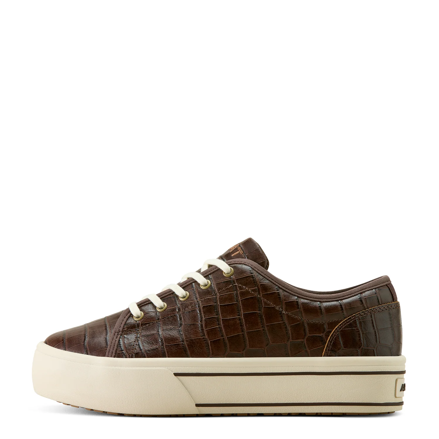 Ariat Women's Skylar Shoe - Luxe Espresso Croc Print - Image 3