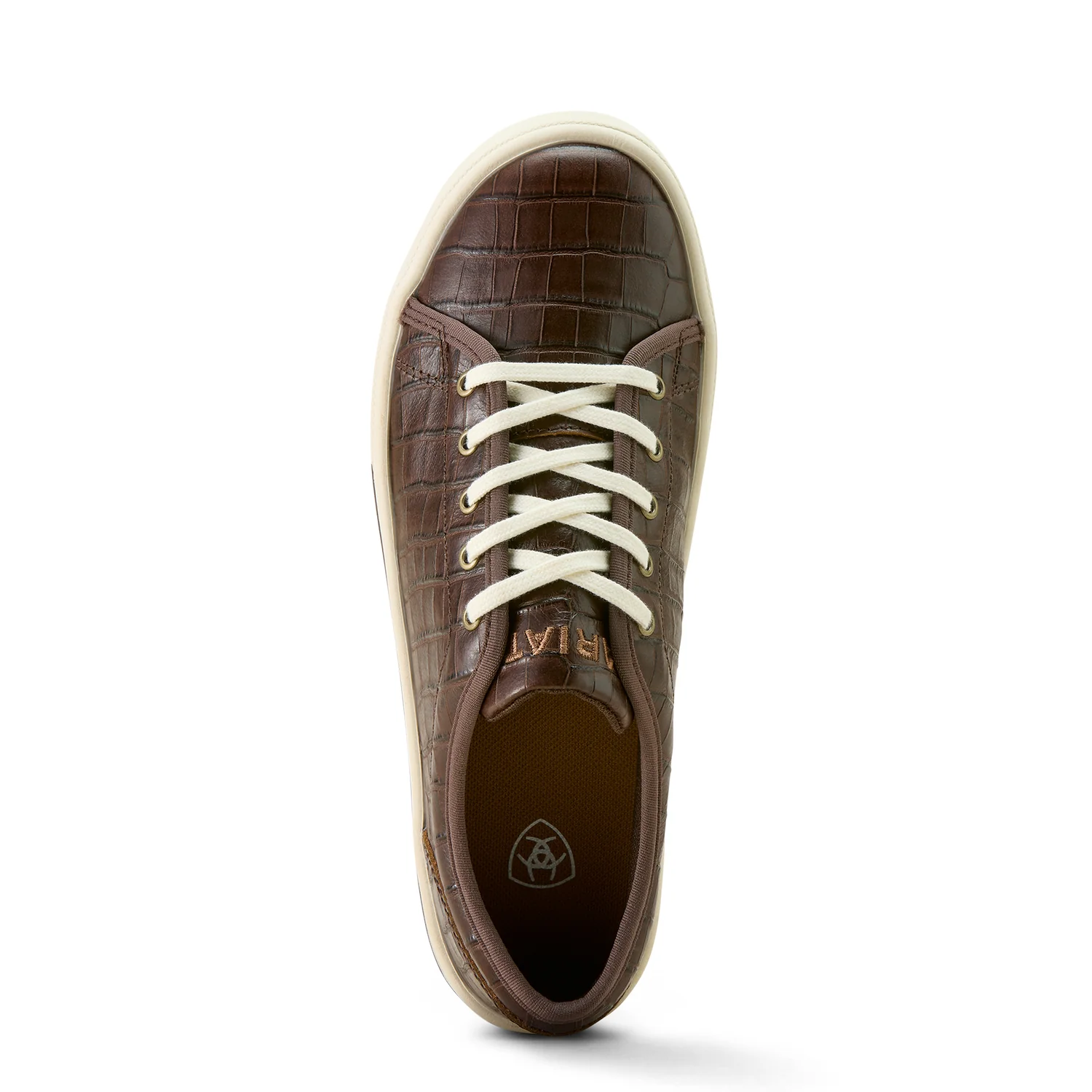 Ariat Women's Skylar Shoe - Luxe Espresso Croc Print - Image 5