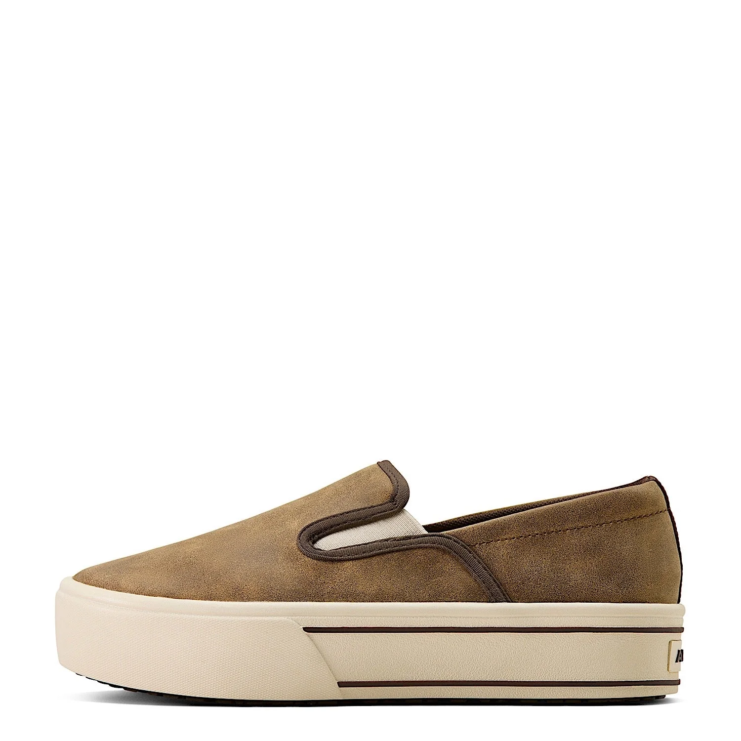 Ariat Women's Skylar Slip on Shoe - Brown Bomber - Image 2