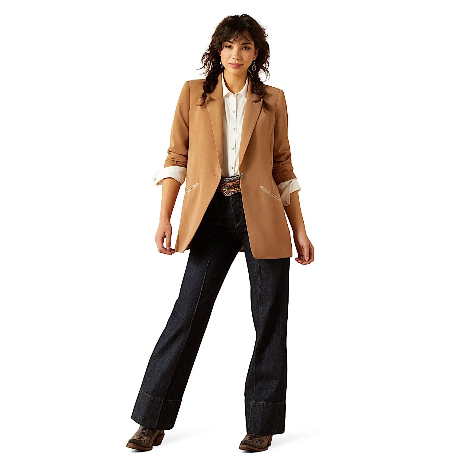 Ariat Women's Trailblazer Blazer - Toasted Coconut - Image 3