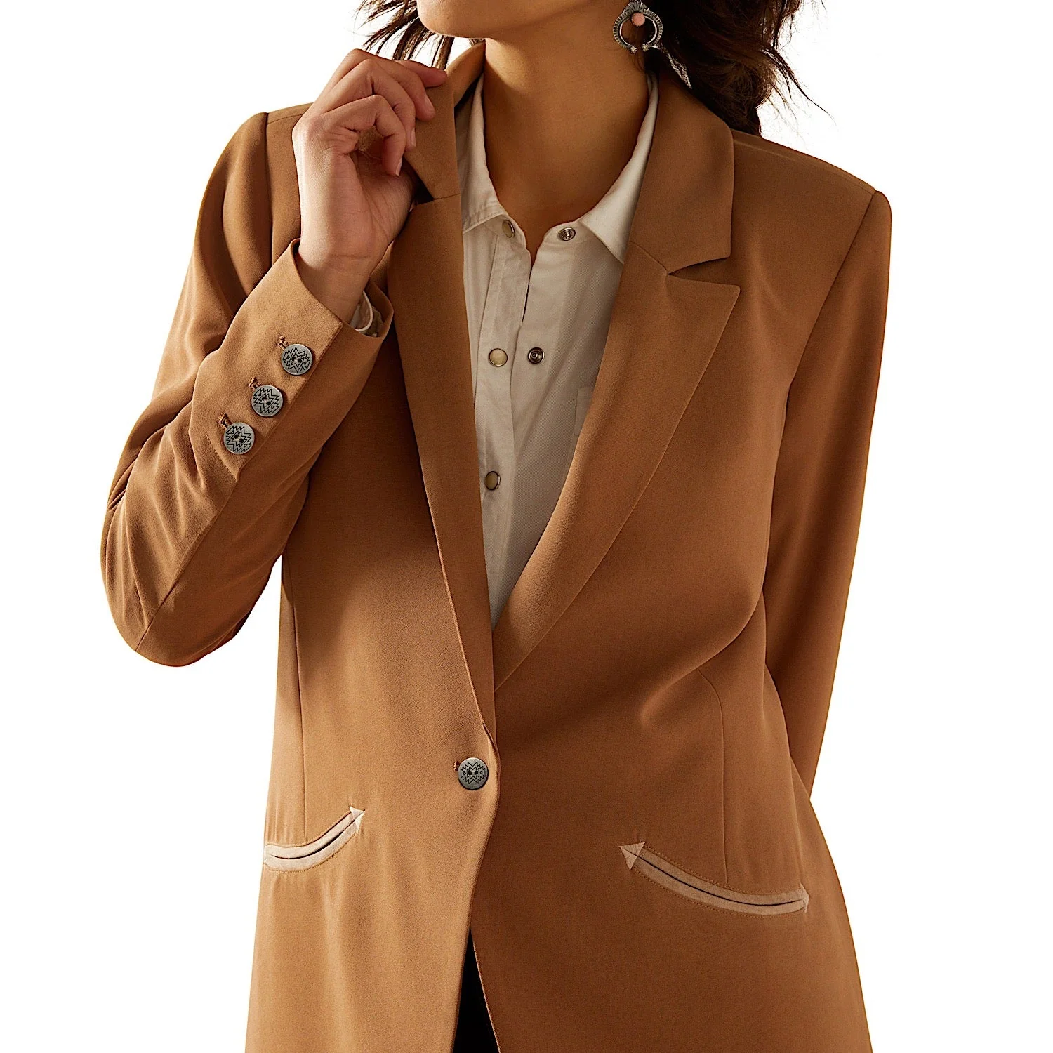 Ariat Women's Trailblazer Blazer - Toasted Coconut - Image 5