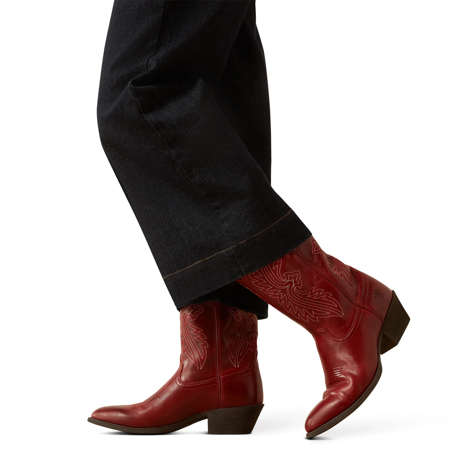 Ariat Women's Ultra High Rise Countryside Wide Crop Jean - Image 7