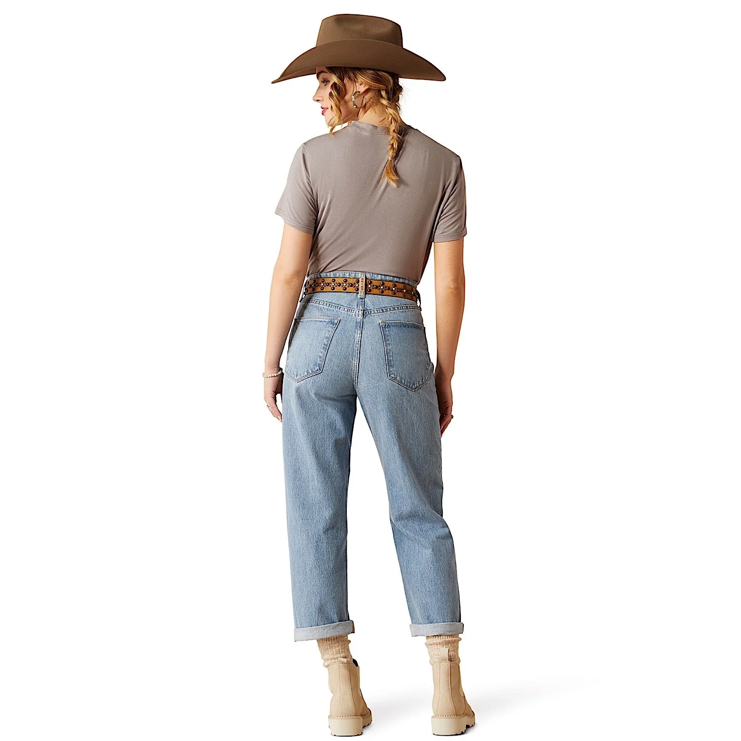 Ariat Women's Ultra High Rise Tomboy Straight Leg Jean - Concord - Image 2