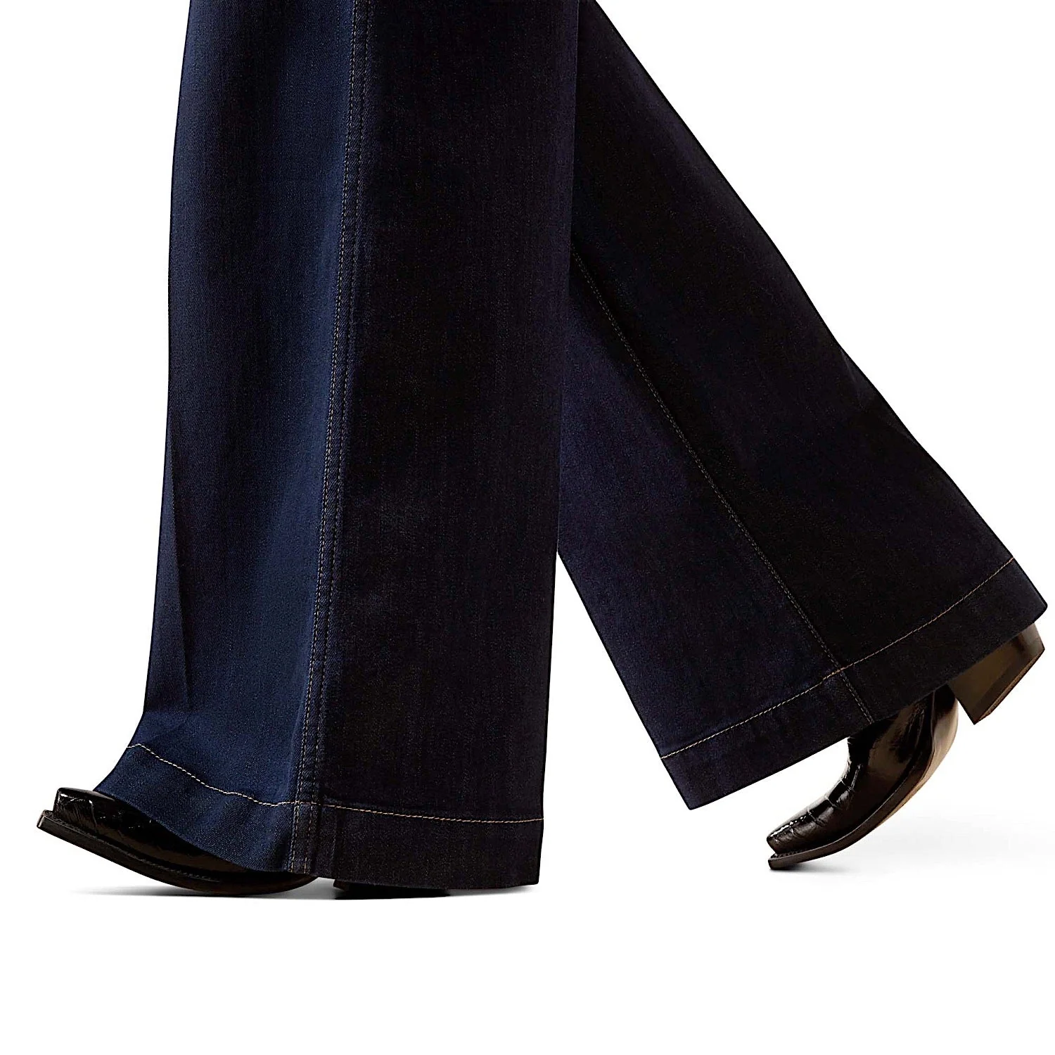 Ariat Women's Ultra High Rise Veronica Wide Leg Jeans - Rinse - Image 7