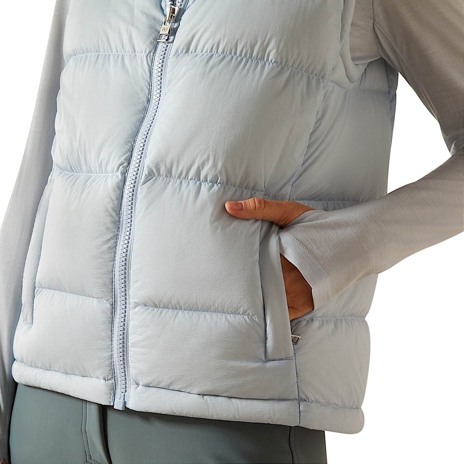 Ariat Women's Ultrapuff Down Vest - Skyway - Image 4