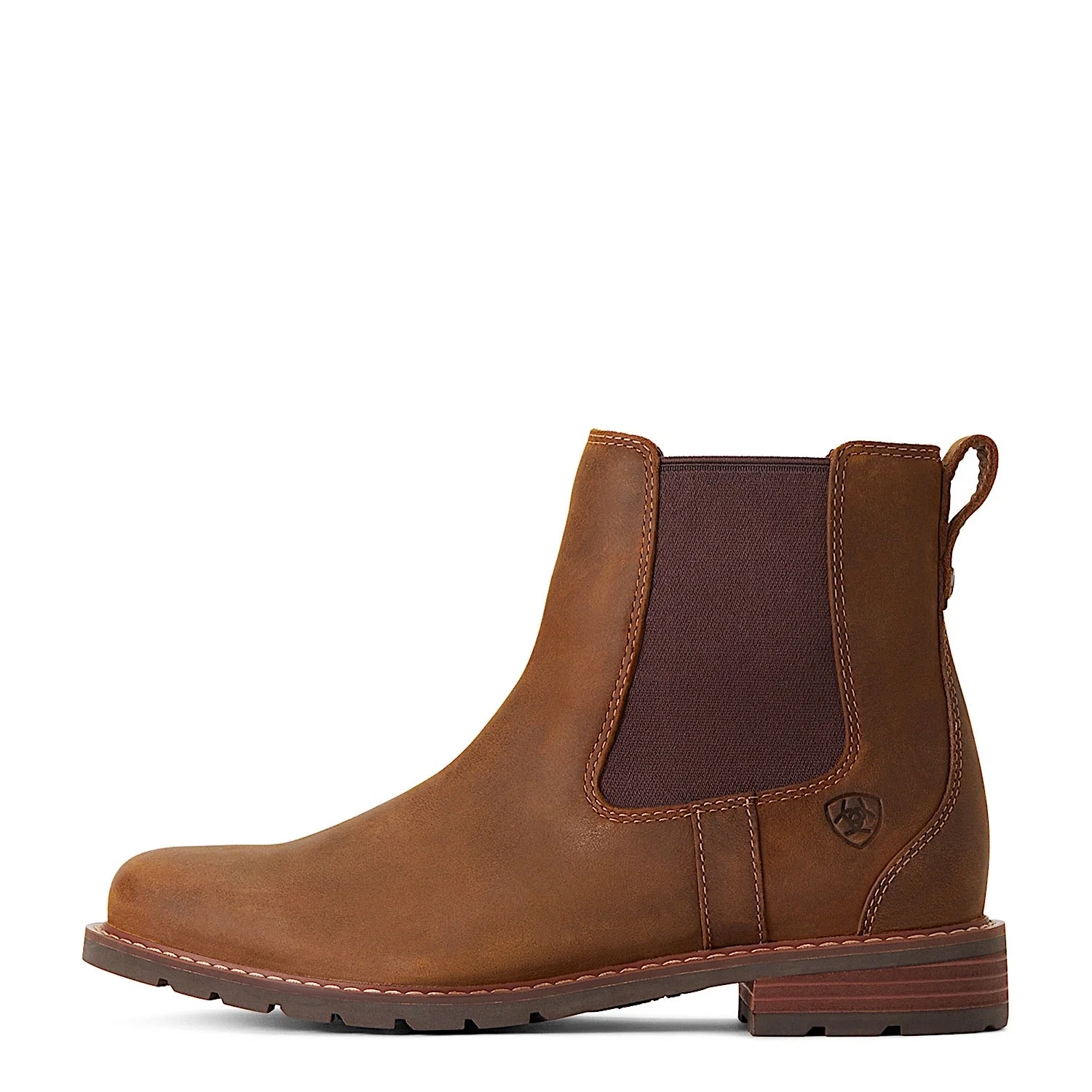 Ariat Women's Wexford Waterproof Chelsea Boot - Weathered Brown - Image 2