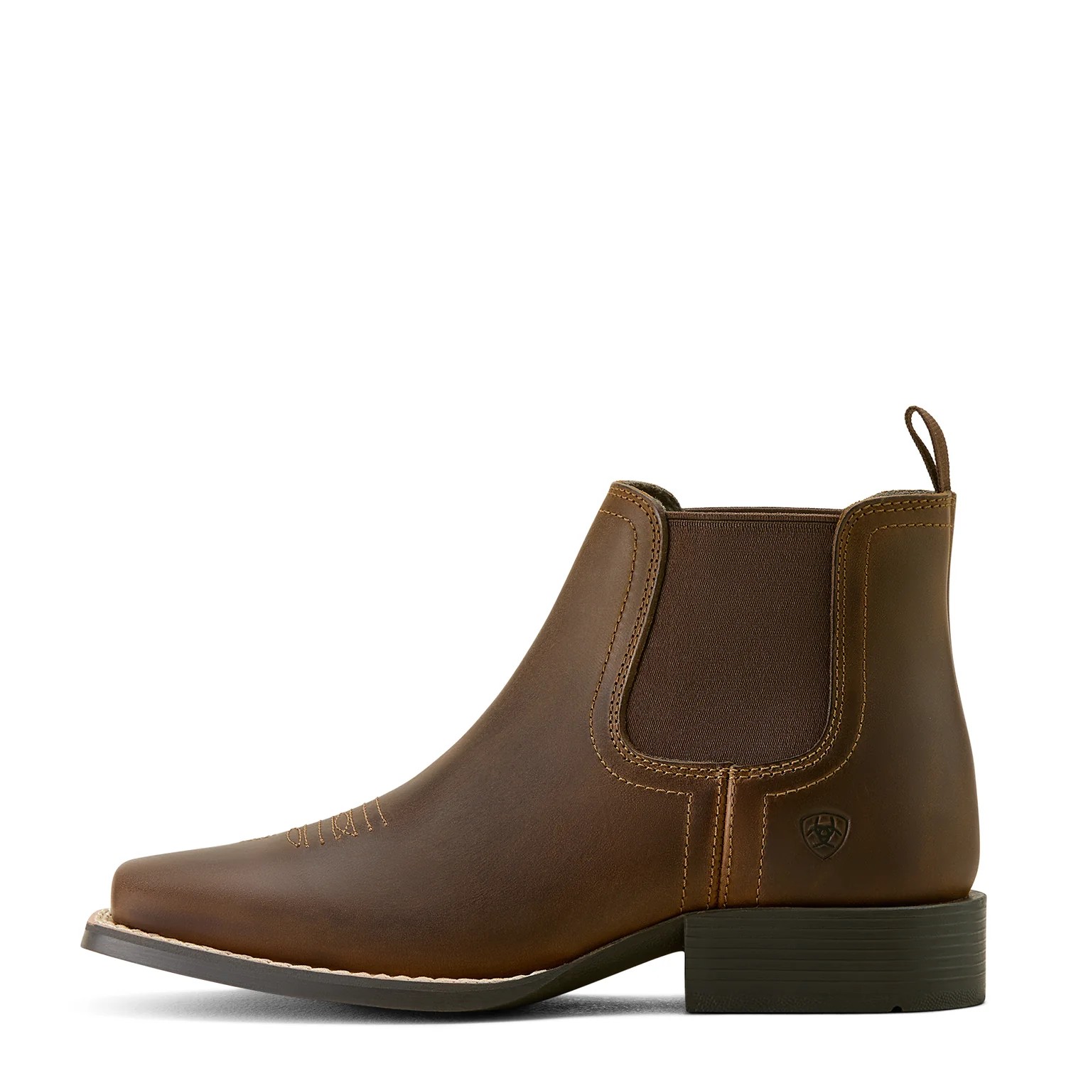 Ariat Youth Booker Chelsea Western Boot - Distressed Brown - Image 3
