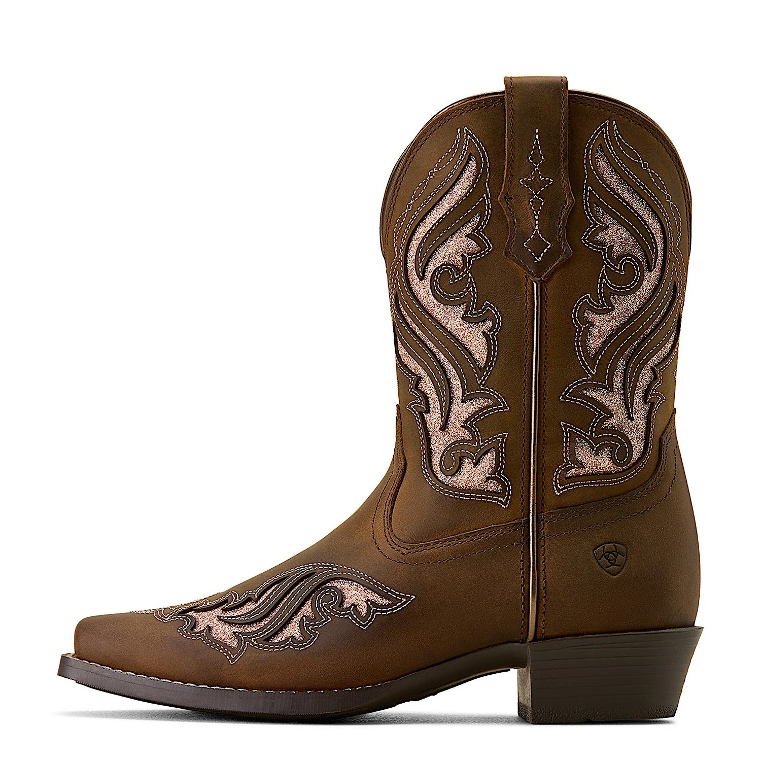 Ariat Youth Fashion Bliss D Toe Boot - Sassy Brown - Image 2