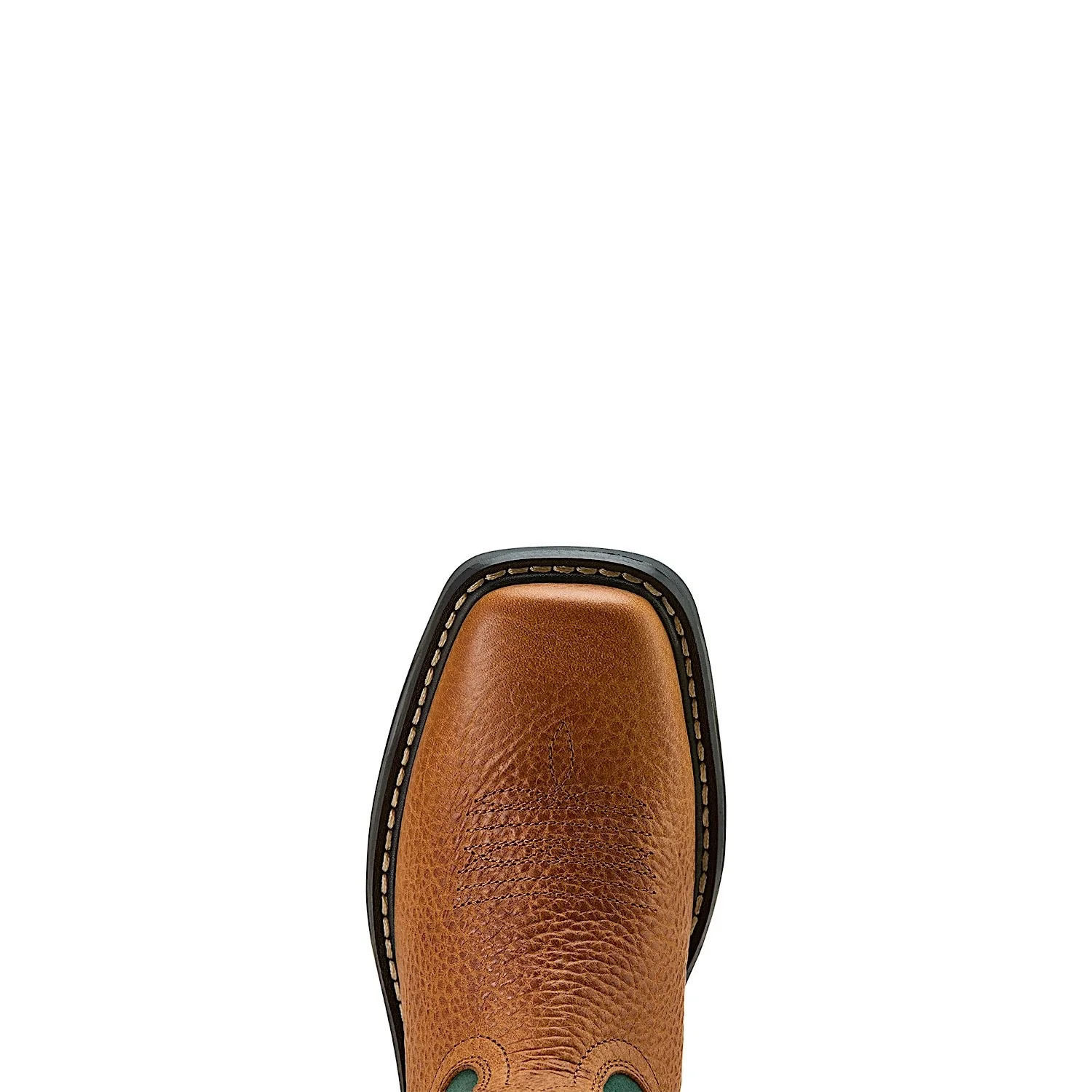 Ariat Youth Workhog XT Coil Western Boot - Honey Tan/Lucky Clover - Image 4