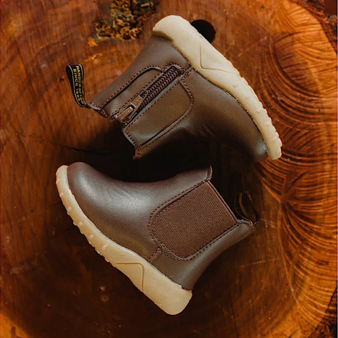 Baxter Infant Jack Baby Booties - Brown - Image 4
