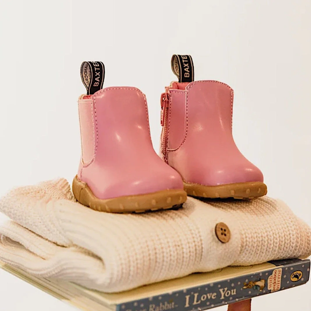 Baxter Infant Jill Baby Booties - Pink - Image 3