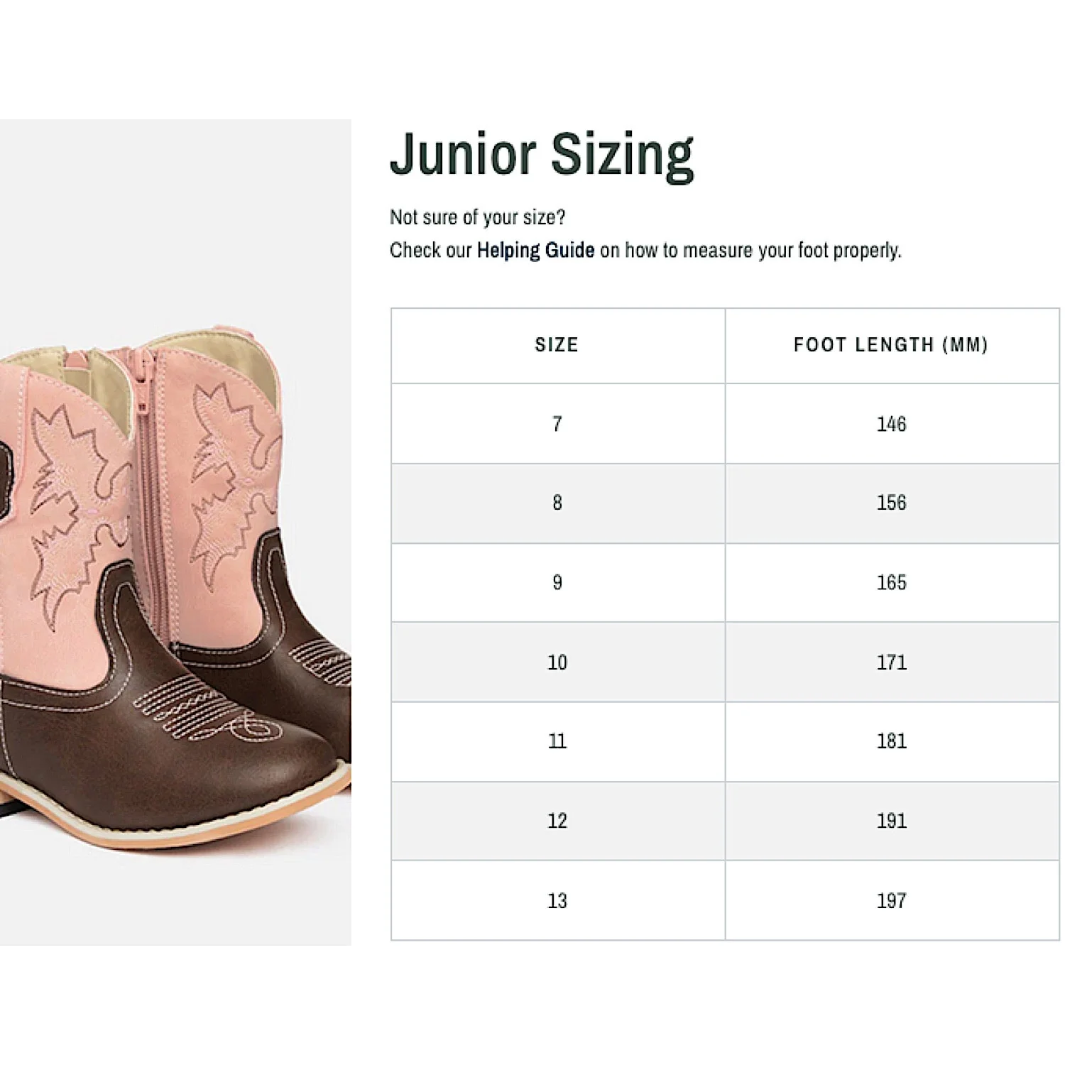 Baxter Junior Western Boots - Midnight Blue - Image 4