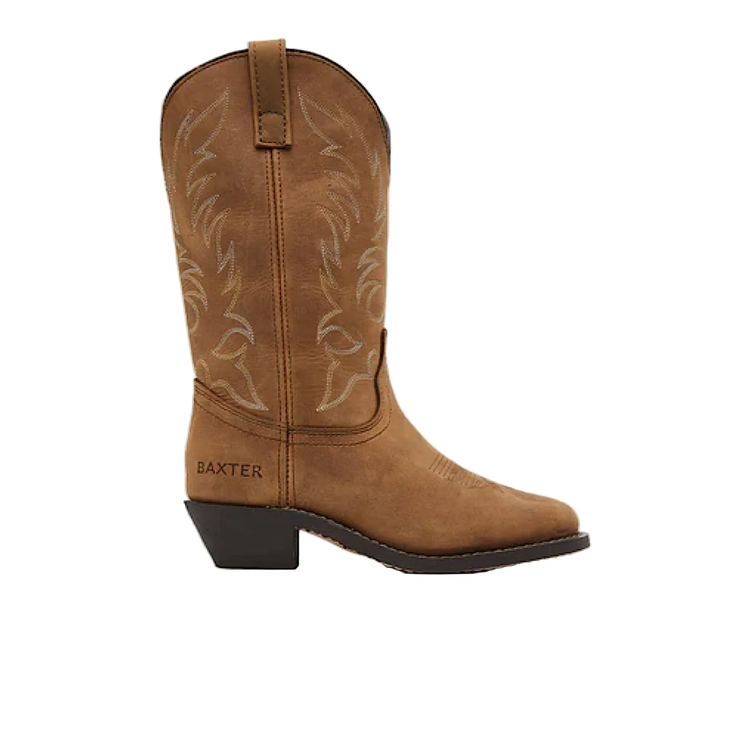 Baxter Women's Ladies Western Boot - Distressed Tan - Image 2