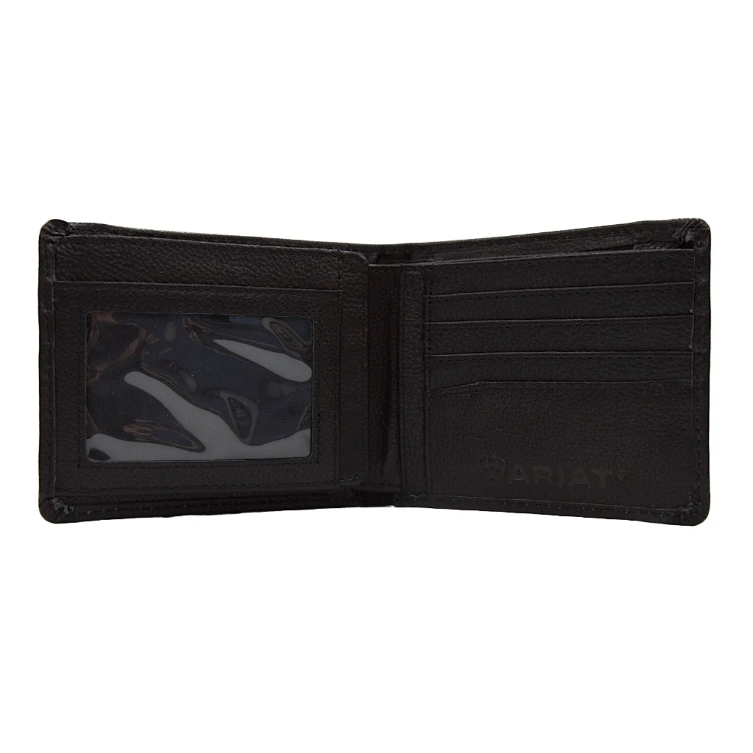 Ariat Bi Fold Wallet Black WLT2106A - Image 3