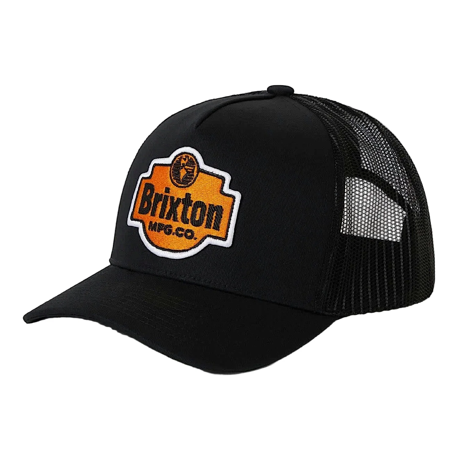 Brixton Genuine Quality Netplus Trucker Cap - Black/Black