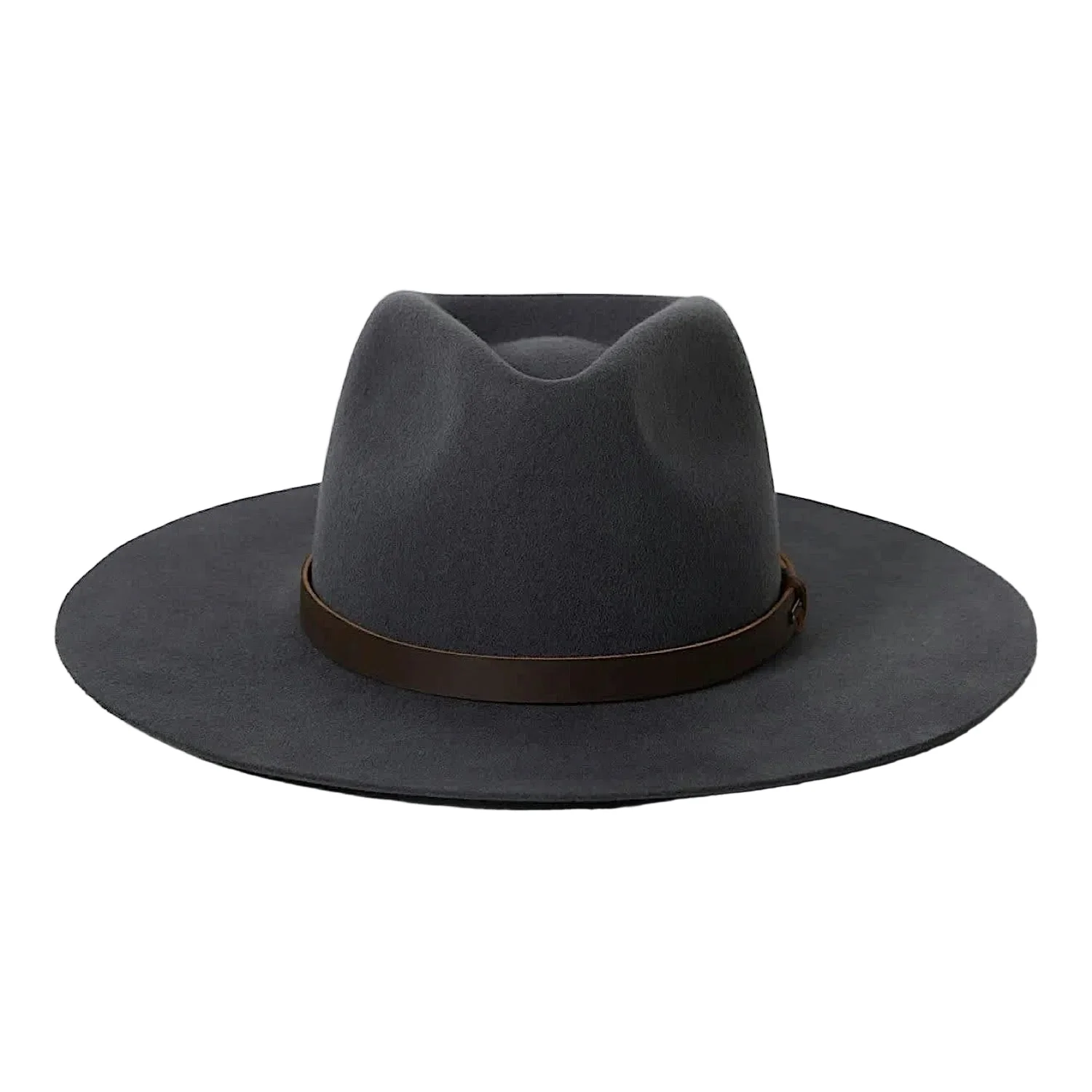 Brixton Hawkins WTHR Guard Cowboy Hat - Asphalt/Brown - Image 3