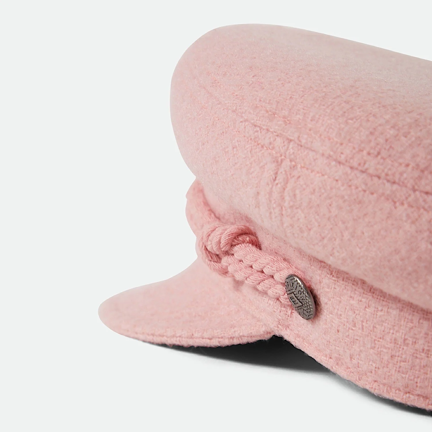 Brixton Kayla Fiddler Fisherman Cap - Soft Pink Boucle - Image 3