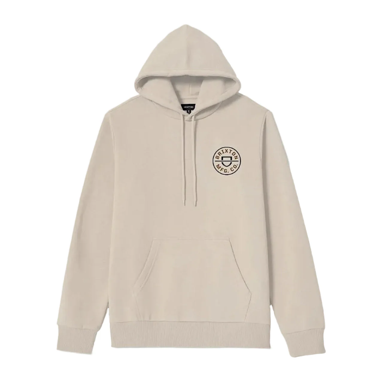 Brixton Men's Crest Hood - Cream/Jet Black/Washed Copper - Image 2