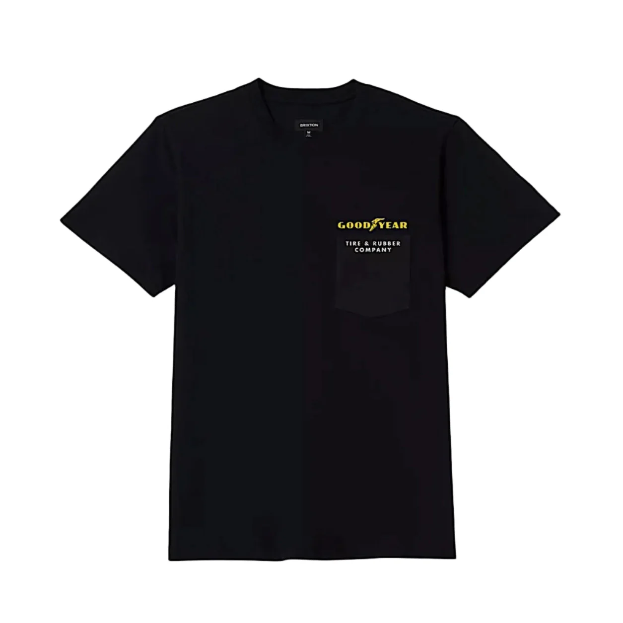 Brixton Men's Goodyear Service Pocket Tee - Black - Image 2