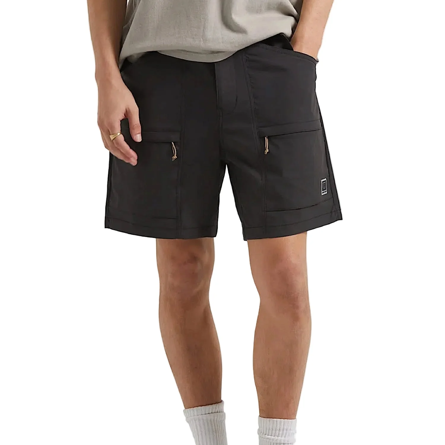 Brixton Men's Journey Utility Short - Black - Image 4