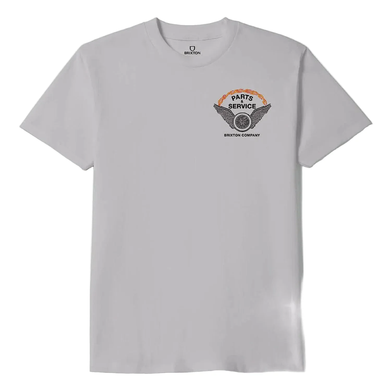 Brixton Men's Leeway T-Shirt - Pebble Stone Worn Wash - Image 2
