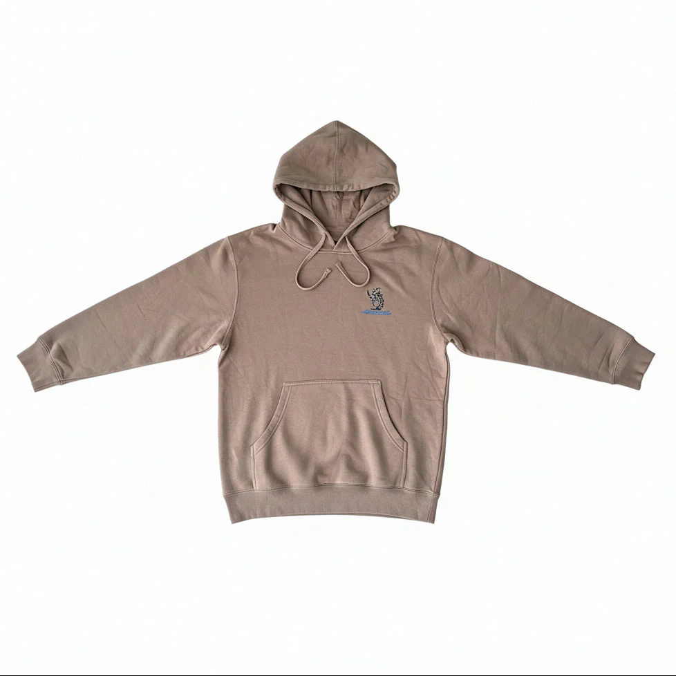 Brixton Men's Let'er Buck Hoodie - Sandstone/Black/Blue - Image 2