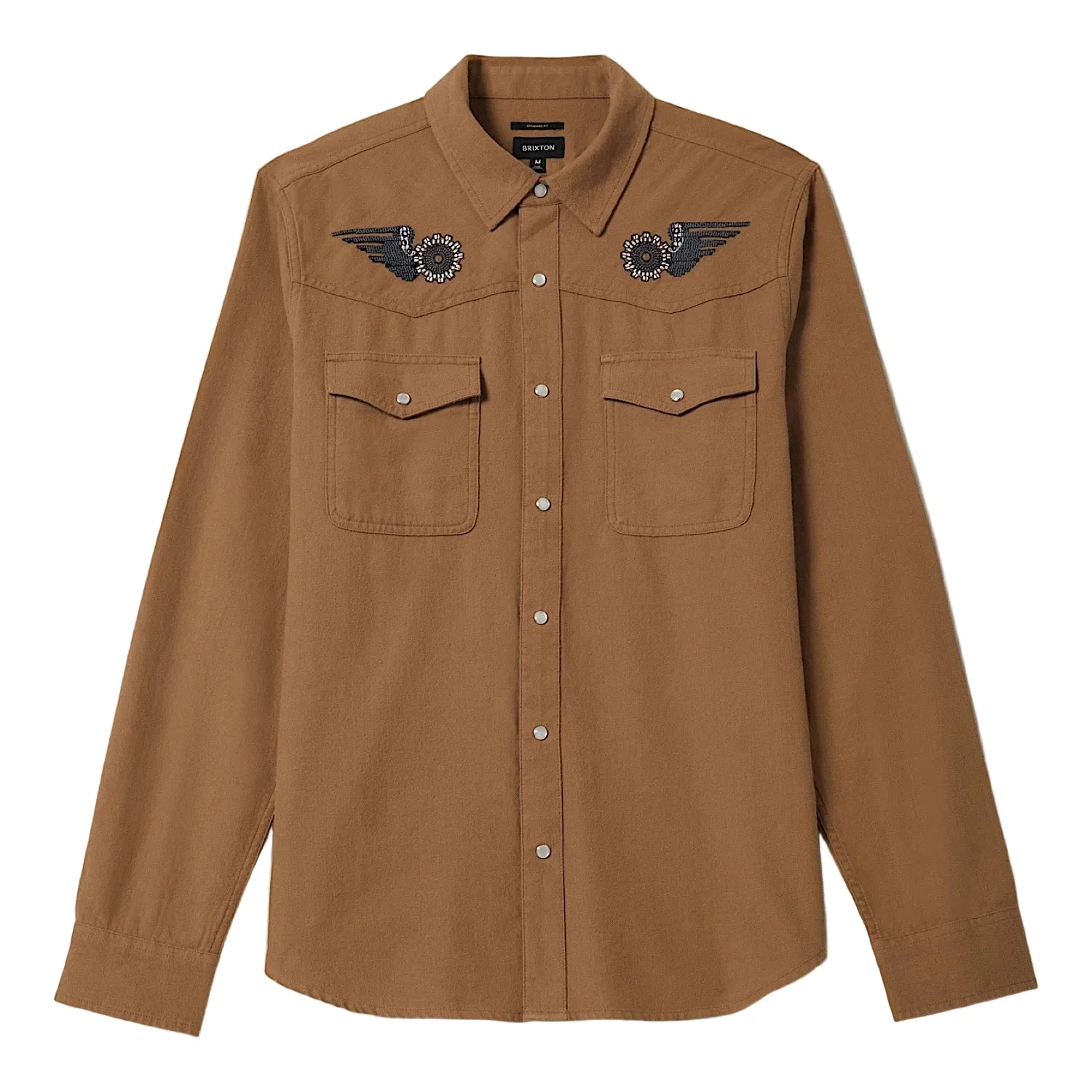 Brixton Men's Waylon Lightweight Overshirt - Khaki