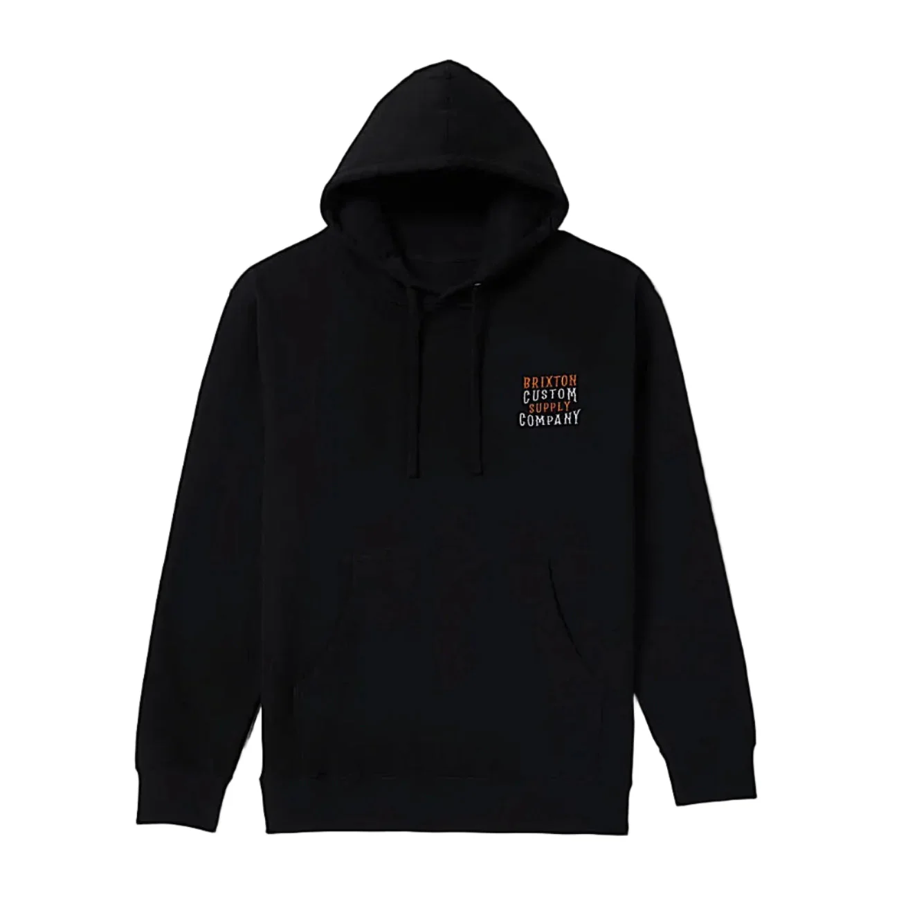 Brixton Men's Wheaton Hoodie - Black - Image 2