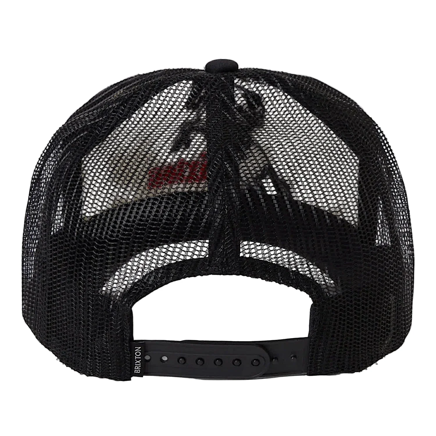 Brixton Ranching Club Mid Profile Cap - Black / Off White - Image 2