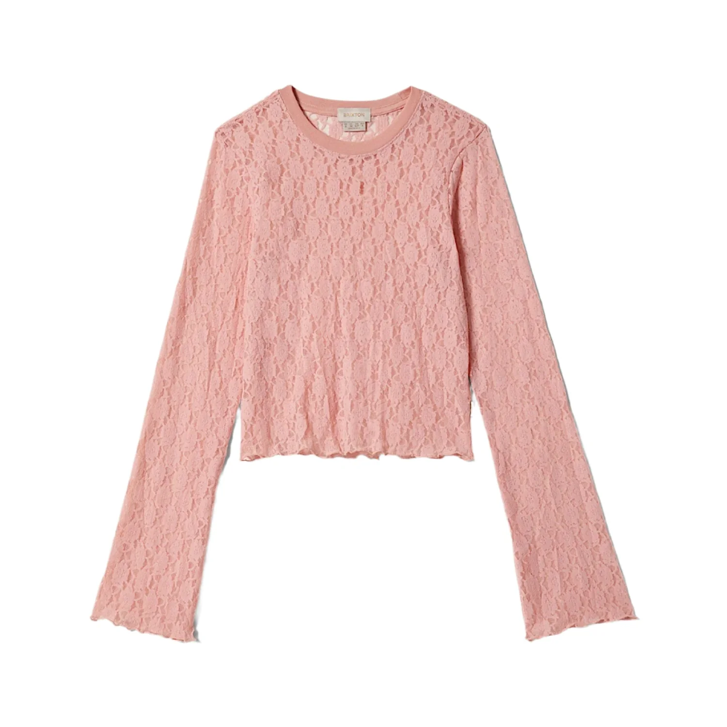 Brixton Women's Dolly Slim Long Sleeve Knit Tee - Mellow Rose