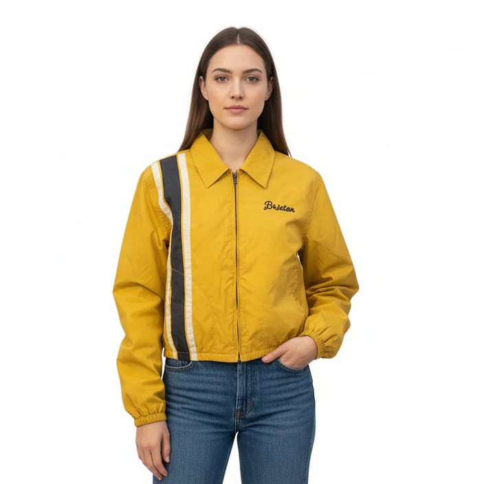 Brixton Women's Goodyear Mechanics Jacket - Nugget Gold - Image 3