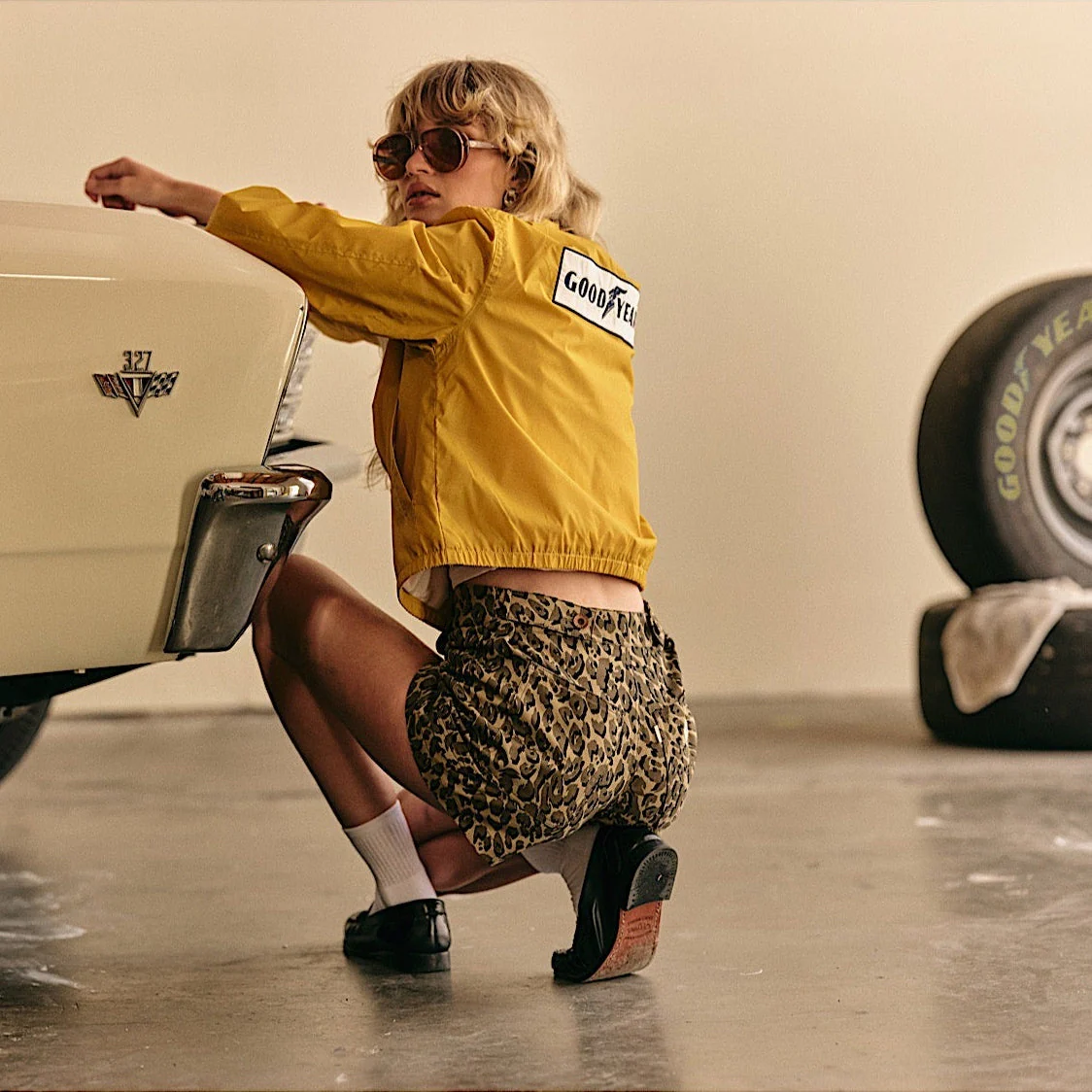 Brixton Women's Goodyear Mechanics Jacket - Nugget Gold - Image 5