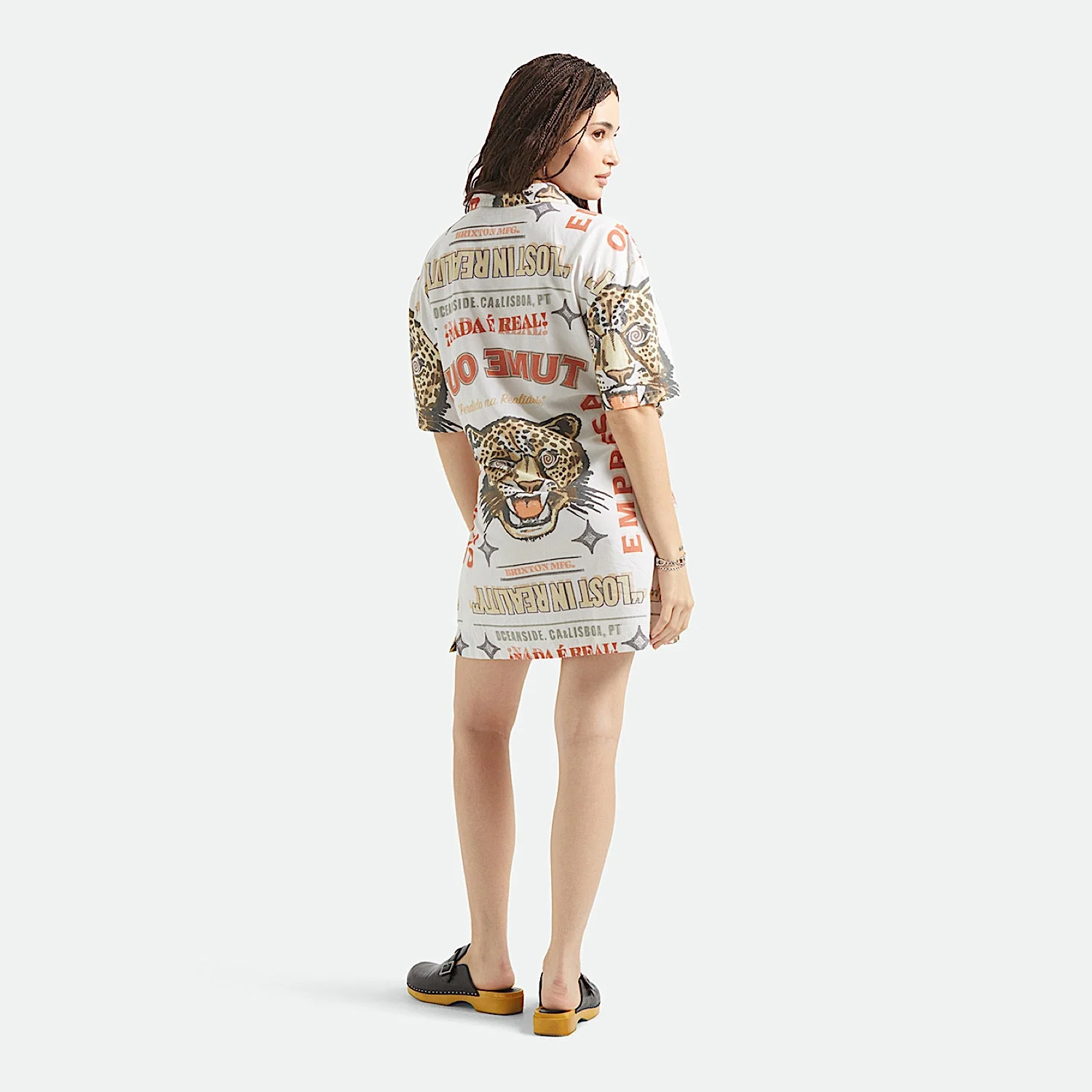 Brixton Women's The Cinch Button Down Dress - Lost in Reality Print - Image 2