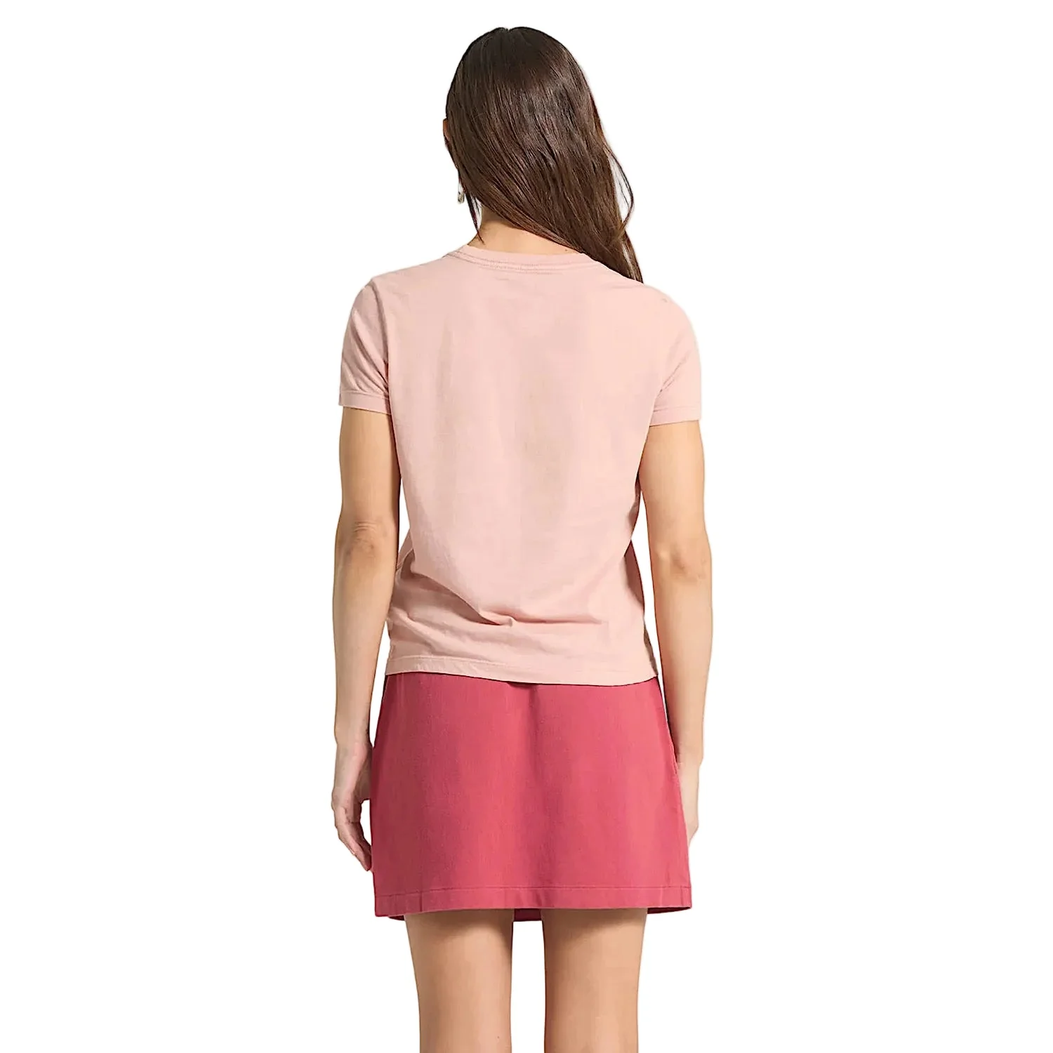 Brixton Women's Two Boots Slim Crew T-Shirt - Silver/Pink - Image 3