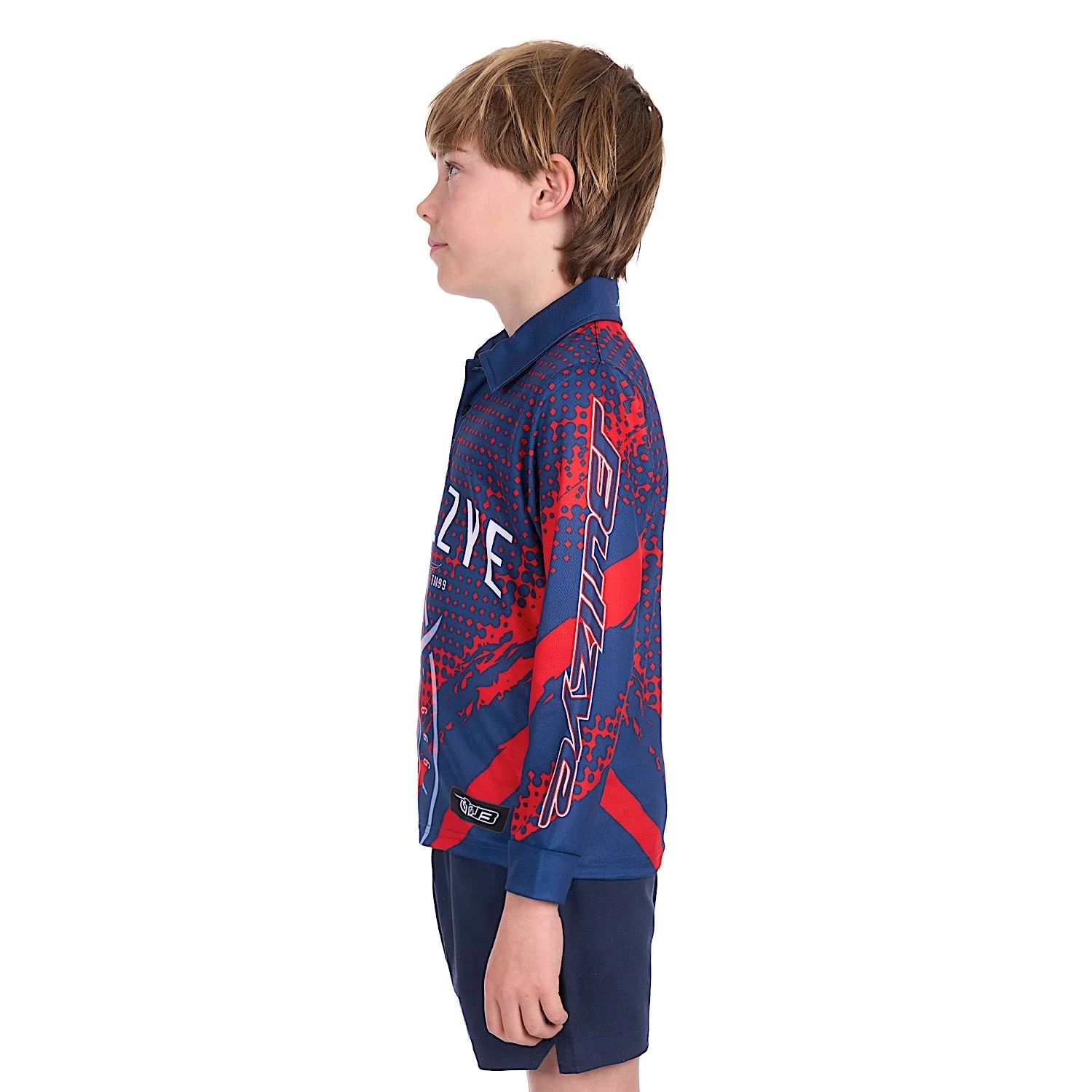 Bullzye Boy's Bullzye Long Sleeve Fishing Shirt - Multi - Image 3