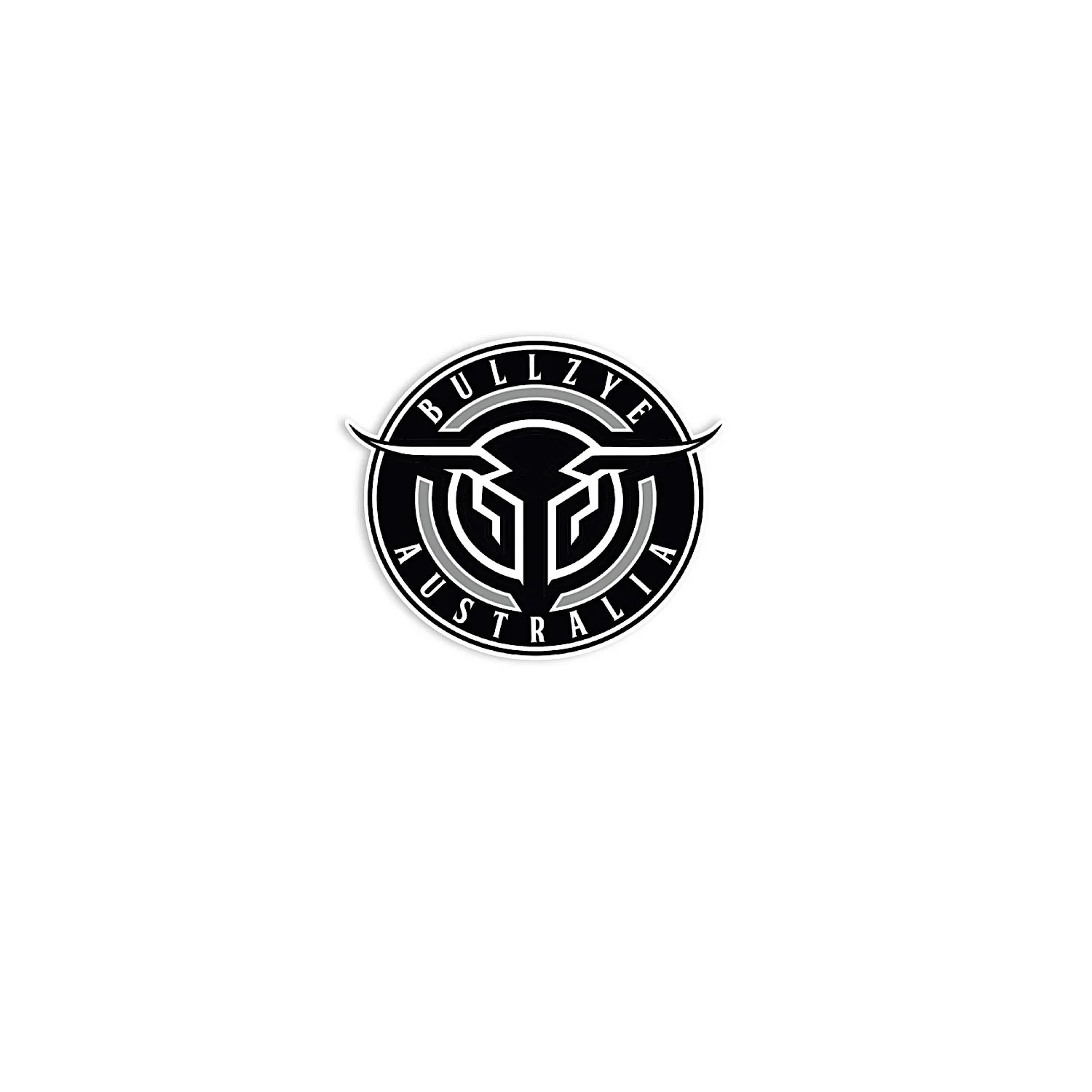 Bullzye Bullring Sticker Size B - Black