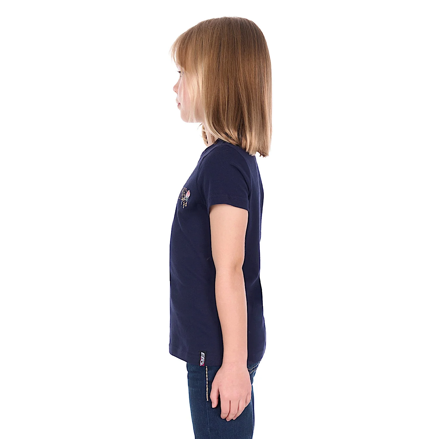 Bullzye Girl's Bindi T Shirt - Navy - Image 3