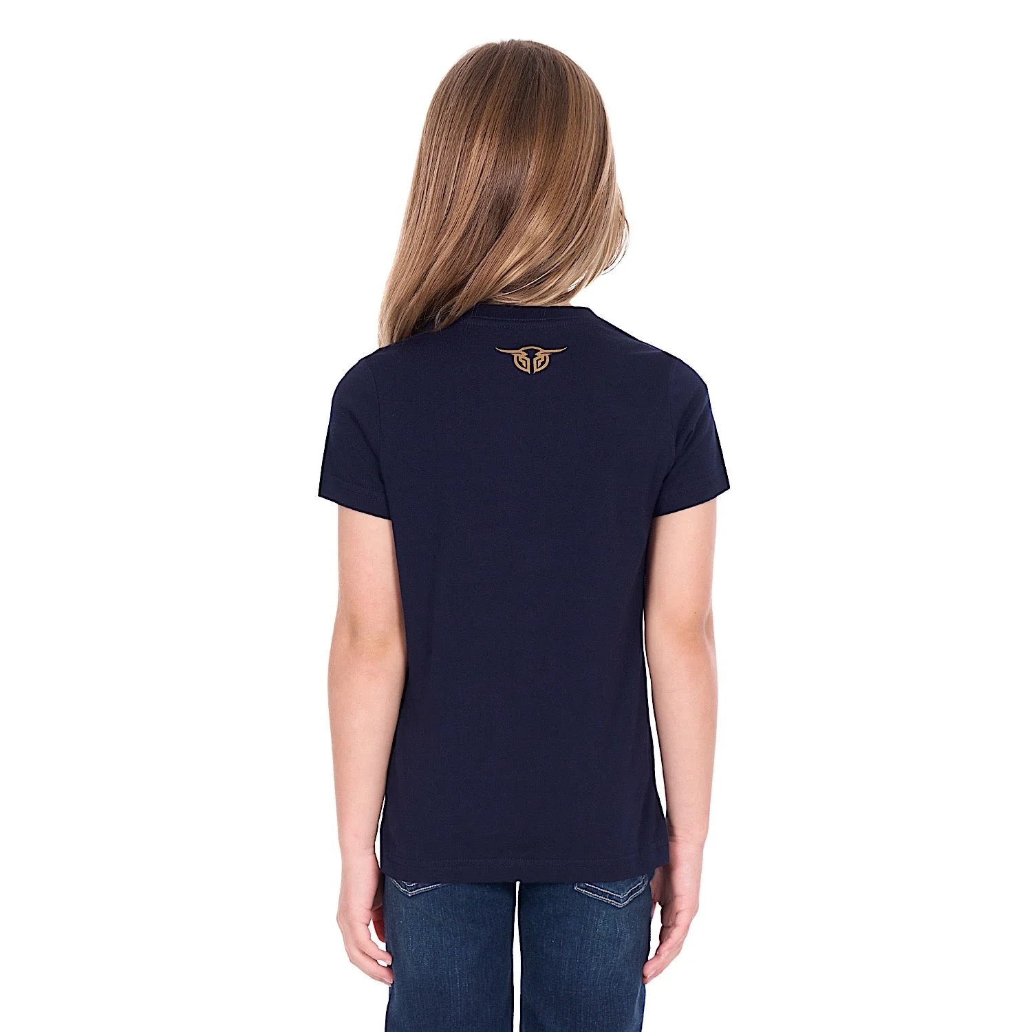 Bullzye Girl's Bindi T Shirt - Navy - Image 4