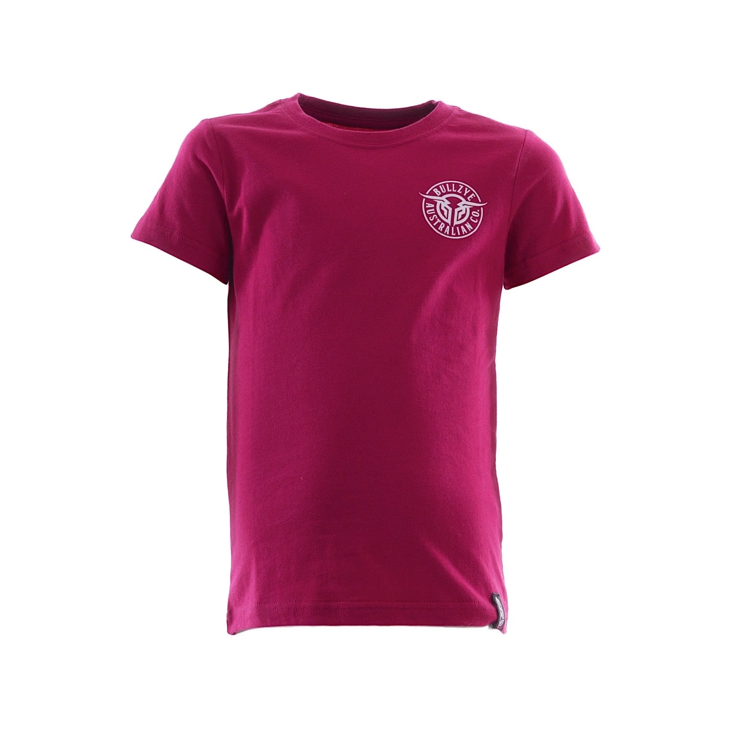 Bullzye Girl's Bullring Short Sleeve Tee - Berry - Image 2