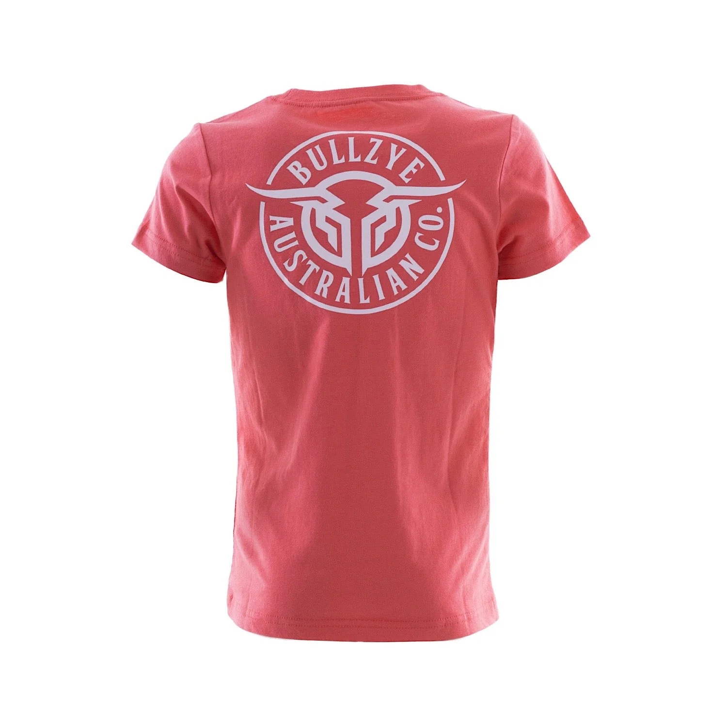 Bullzye Girl's Bullring Short Sleeve Tee - Coral